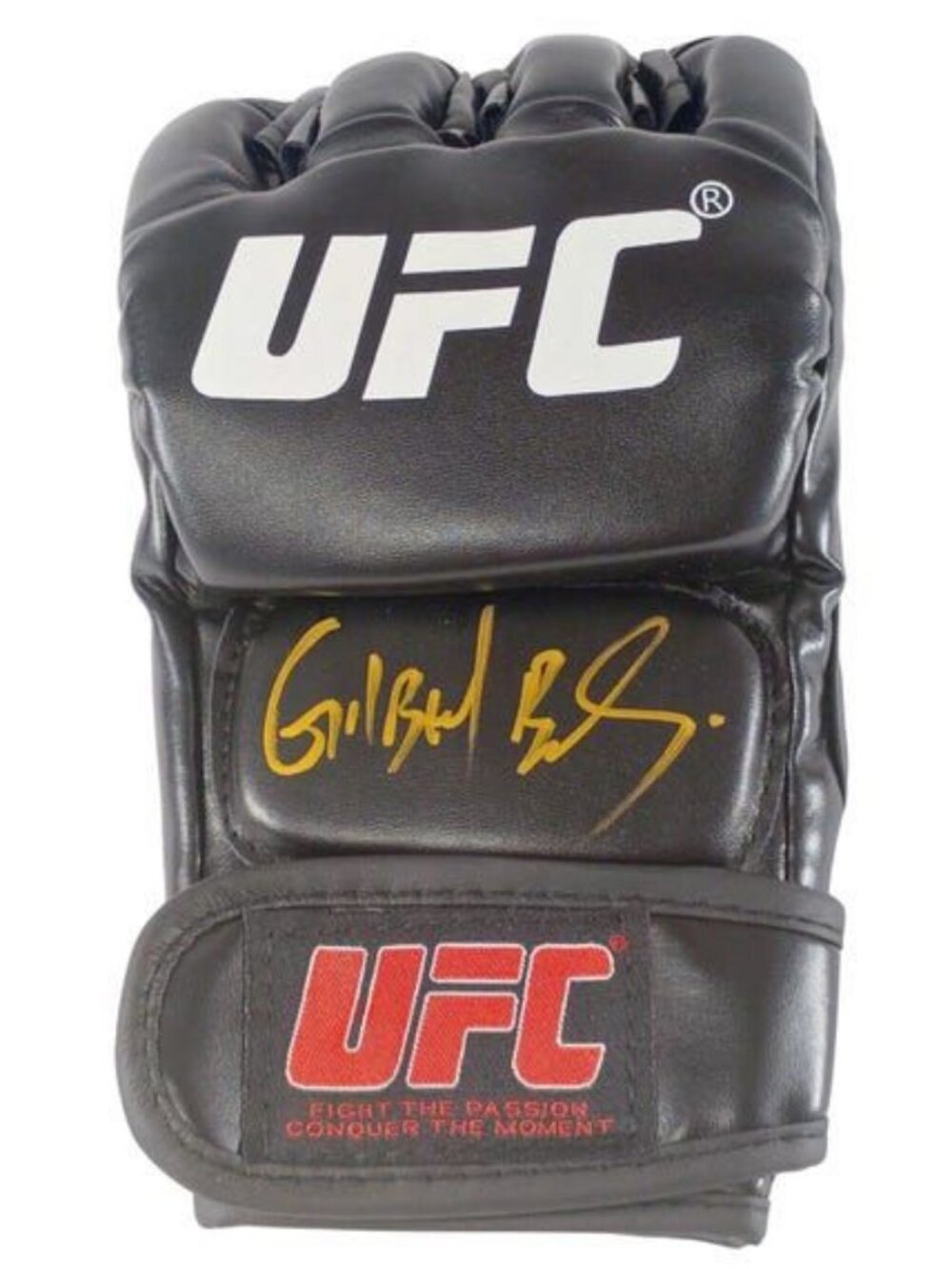 Gilbert Burns Signed UFC Glove Beckett MMA Authentic Autograph Memorabilia Auto